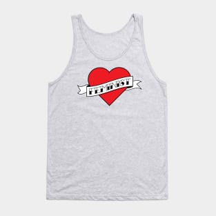 Feminist Heart Tattoo T-Shirt Tank Top